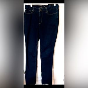 Eddie Bauer, size 12-Tall curvy straight leg jeans, like new